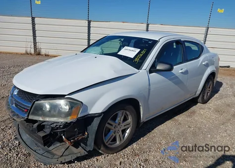 2014 Dodge Avenger Se from USA, damaged, VIN 1C3CDZAB5EN152103